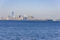 Manhattan skyline from Staten Island Royalty Free Stock Photo