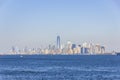 Manhattan skyline from Staten Island Royalty Free Stock Photo