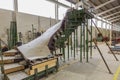 Picture of manufacturing a precast concrete stair in a German factory