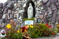 Marian Shrine in grotto