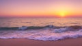 A Picture Of A Marvelously Detailed Sunset Over The Ocean AI Generative