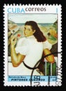 Picture of Mary, Paintings of Cuban Painter Jorge Arche serie, circa 1977