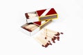 Picture of Matches with match box collection Royalty Free Stock Photo