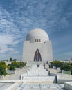 Picture of mausoleum of Quaid-e-Azam, famous landmark of Karachi Pakistan Royalty Free Stock Photo