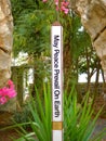 May Peace Prevail On Earth, Capernaum, Galilee, Israel