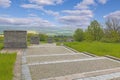 Picture of the memorial at the Buchenwald concentration camp near Weimar in Thuringia during the day
