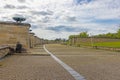 Picture of the memorial at the Buchenwald concentration camp near Weimar in Thuringia during the day Royalty Free Stock Photo