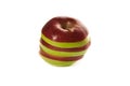Picture of mixed apples Royalty Free Stock Photo
