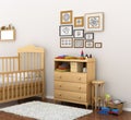 Picture of a modern baby room.