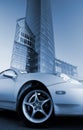 Picture of a modern sport car Royalty Free Stock Photo