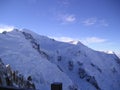 Mont blanc Alpes France WhiteSnow Royalty Free Stock Photo