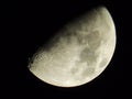A picture of moon at night sky. Royalty Free Stock Photo
