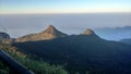 Mountains near the Adam`s peak