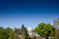 National Assembly of Serbia in Belgrade on a blue sky in belgrade, Serbia. Called Narodna Skupstina, it\'s seat of