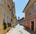 Kranj Narrow Street Royalty Free Stock Photo