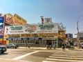 Nathan`s World Famous Hot Dogs Stand Royalty Free Stock Photo