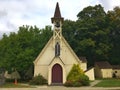 Old Country Wood Church Hyde Park New York Royalty Free Stock Photo