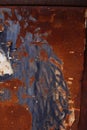 Picture of old galvanized sheet with almost rusted surface