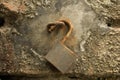 Picture of an old open lock. Royalty Free Stock Photo