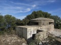 A picture of a second world war bunker Royalty Free Stock Photo