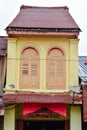 A facade of an old shoplot in Terengganu.