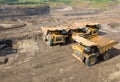 Open Pit Coal Mining, Aerial View, Borneo Indonesia.