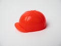Picture of an orange plastic cap miniature Royalty Free Stock Photo