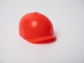 Picture of an orange plastic cap miniature Royalty Free Stock Photo