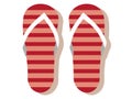 Picture of a pair of flip flops Royalty Free Stock Photo