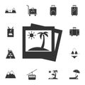 picture of palm trees icon. Detailed set of travel icons. Premium graphic design. One of the collection icons for websites, web de