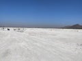 Picture of panoramic view of snow covered field