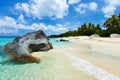 Picture perfect beach at Caribbean Royalty Free Stock Photo