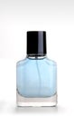 Perfume bottle over white background Royalty Free Stock Photo