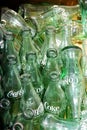 Pile of coke bottles Royalty Free Stock Photo