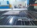 a picture of a plate cutting place