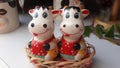 Porcelan cows