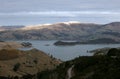 Picture from the Port Hills in New Zealand Royalty Free Stock Photo