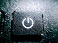A picture of power button key Royalty Free Stock Photo