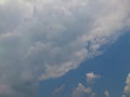 Picture  rainy sky with gray clouds Royalty Free Stock Photo