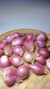 This is a picture of a red onion