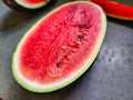 Picture of red slices of watermelon fruit