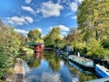 A picture of the Regents Canal Royalty Free Stock Photo