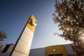 Renault logo on their main dealership store Belgrade. Renault is a French car & automotive manufacturer, one of biggest in Europe