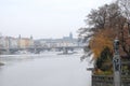 Picture of the river Vltava in Prague in Czech republic