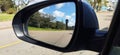 Rearview mirror road