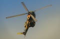 Puma Socat IAR 330 helicopter , Romania Air Force Royalty Free Stock Photo