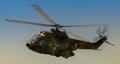 Puma Socat IAR 330 helicopter , Romania Air Force Royalty Free Stock Photo