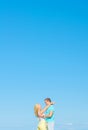 Picture of romantic young couple. Royalty Free Stock Photo