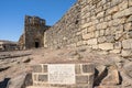 Ruins of Qasr al-Azraq, fort located in the desert of eastern Jordan