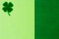 Picture of Saint Patricks Day background with blurred clover